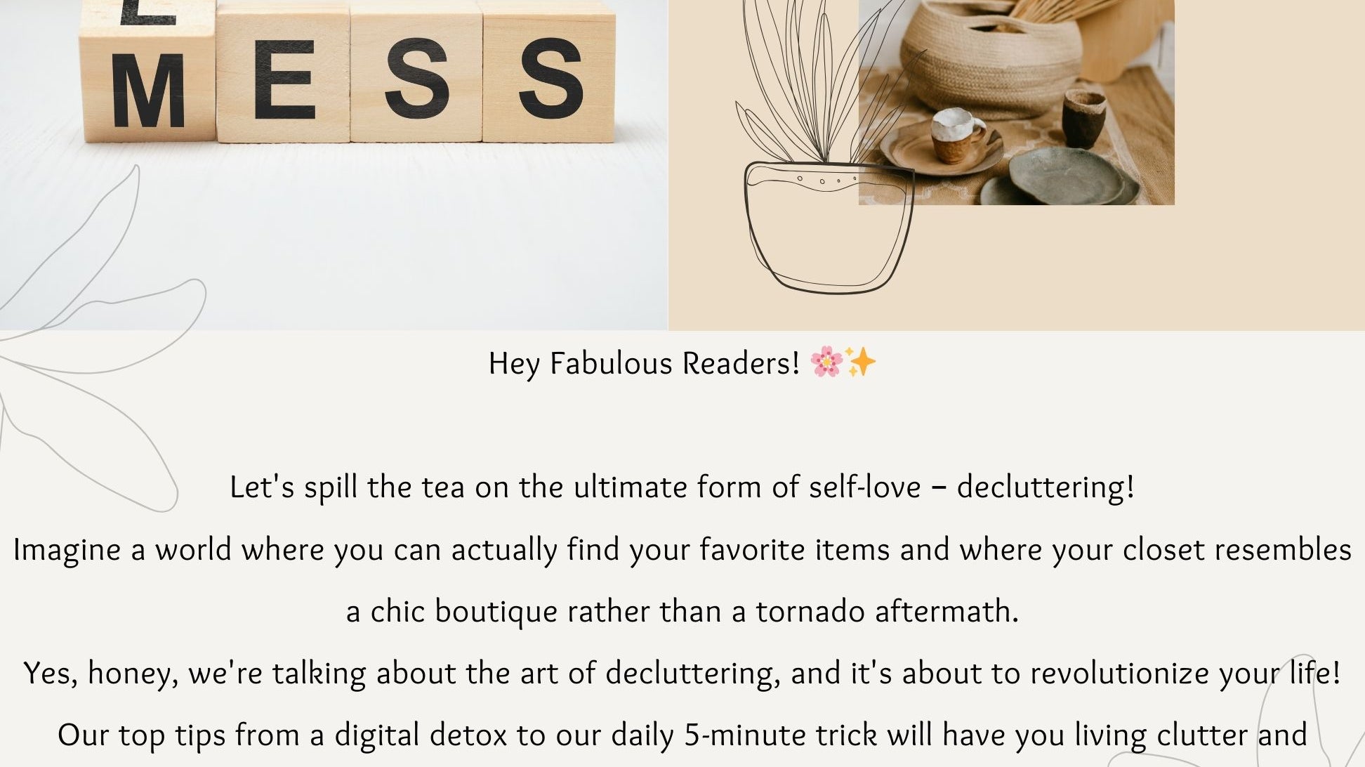 The Ultimate Decluttering Guide: Crafting Your Blissful Space Step by Step