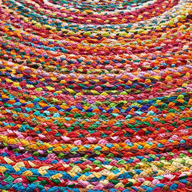 Atrium Chandra Braided Cotton Rug Multi