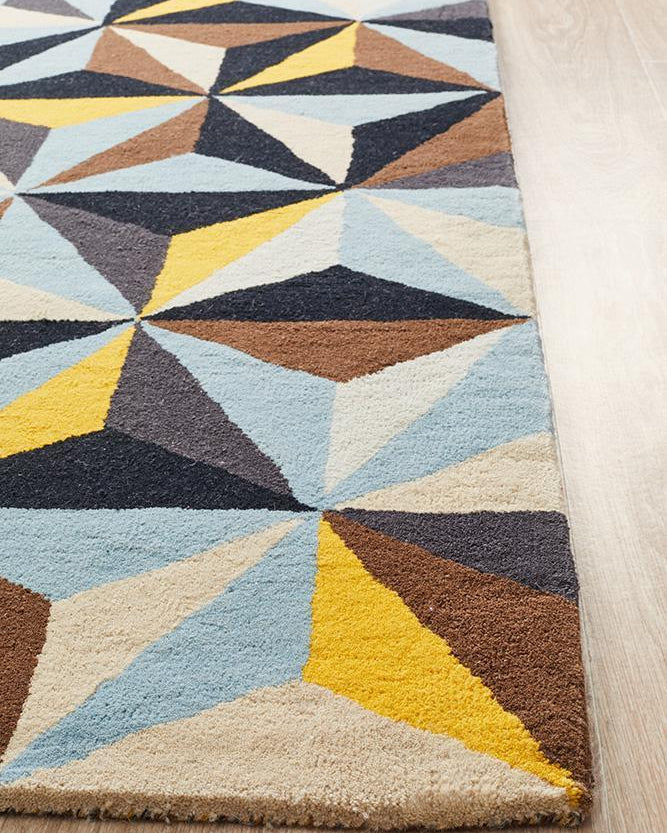 Matrix Pure Wool Blue Rug