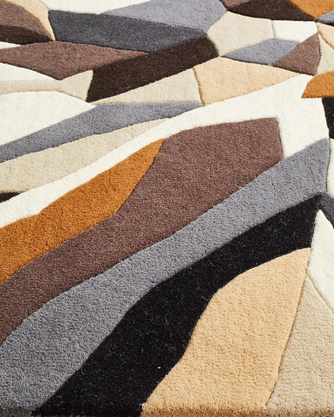 Matrix Pure Wool Fossil Rug