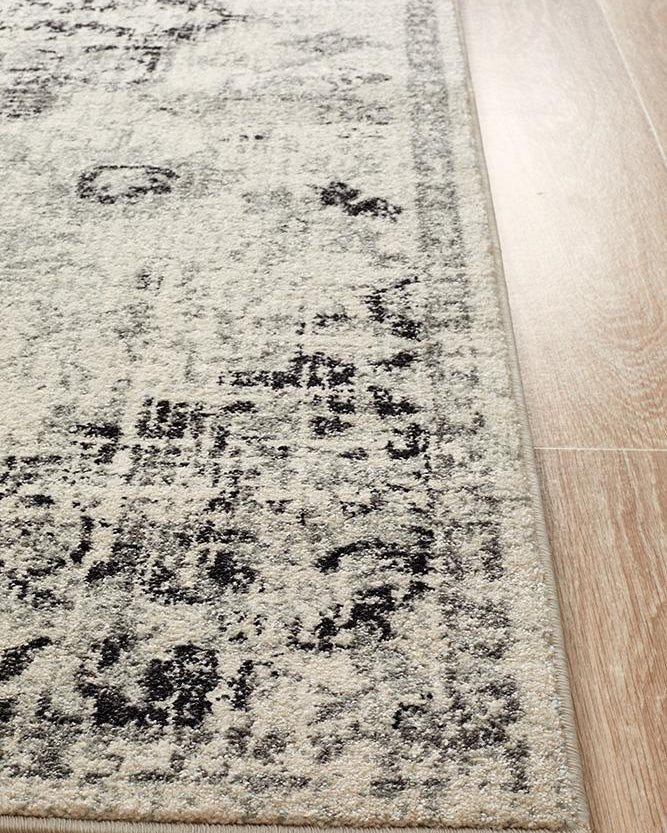 Museum Transitional Charcoal Rug
