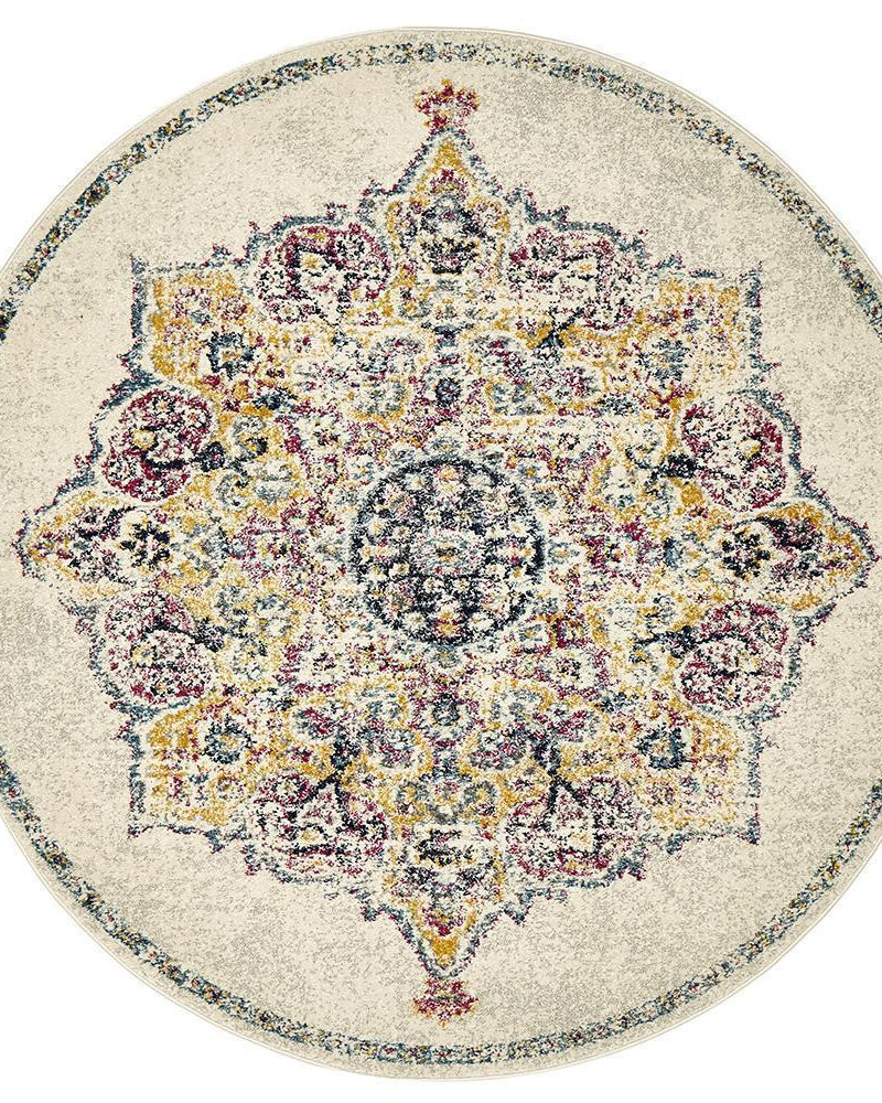 Museum Kendall Bone Round Rug