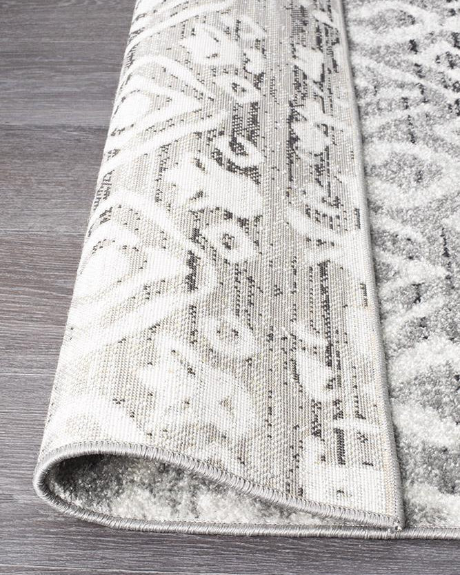 Oasis Zakira Dark Grey Tribal Rug