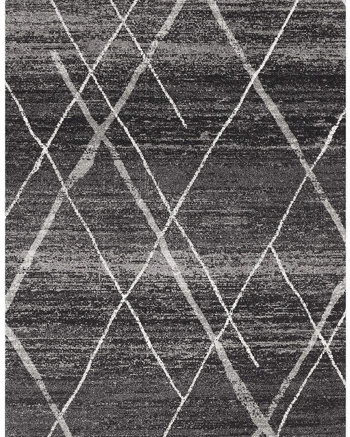 Oasis Noah Charcoal Contemporary Rug