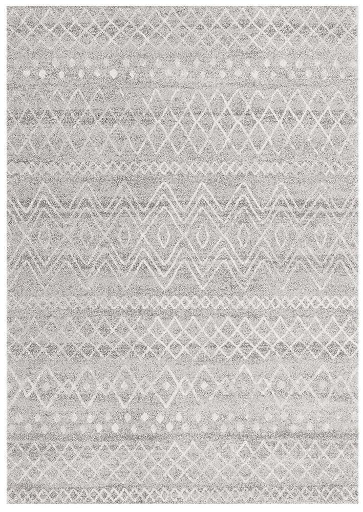 Oasis Nadia Grey Rustic Tribal Rug