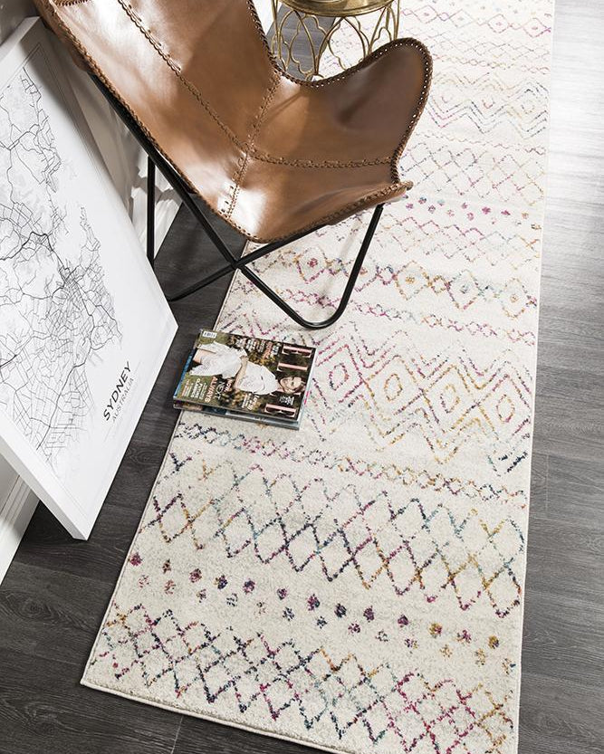 Oasis Nadia Multi Rustic Tribal Runner Rug