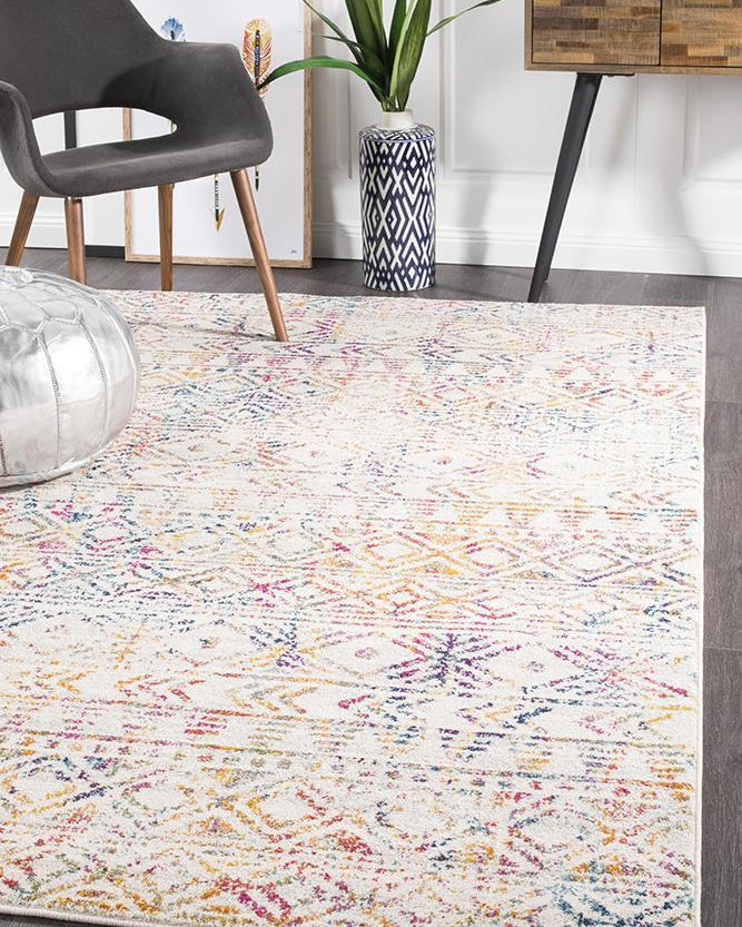 Oasis Ismail Multi Grey Rustic Rug