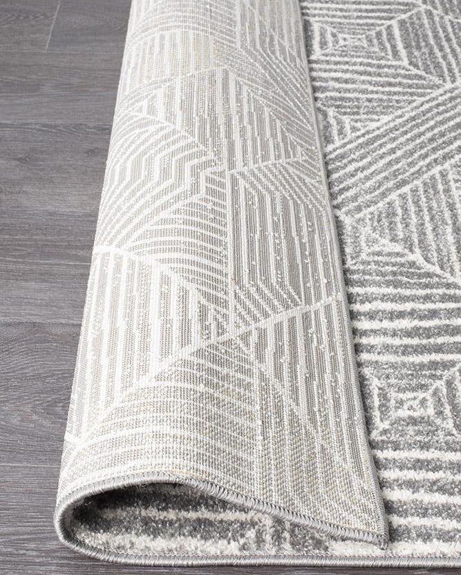 Oasis Kenza Contemporary Silver Rug