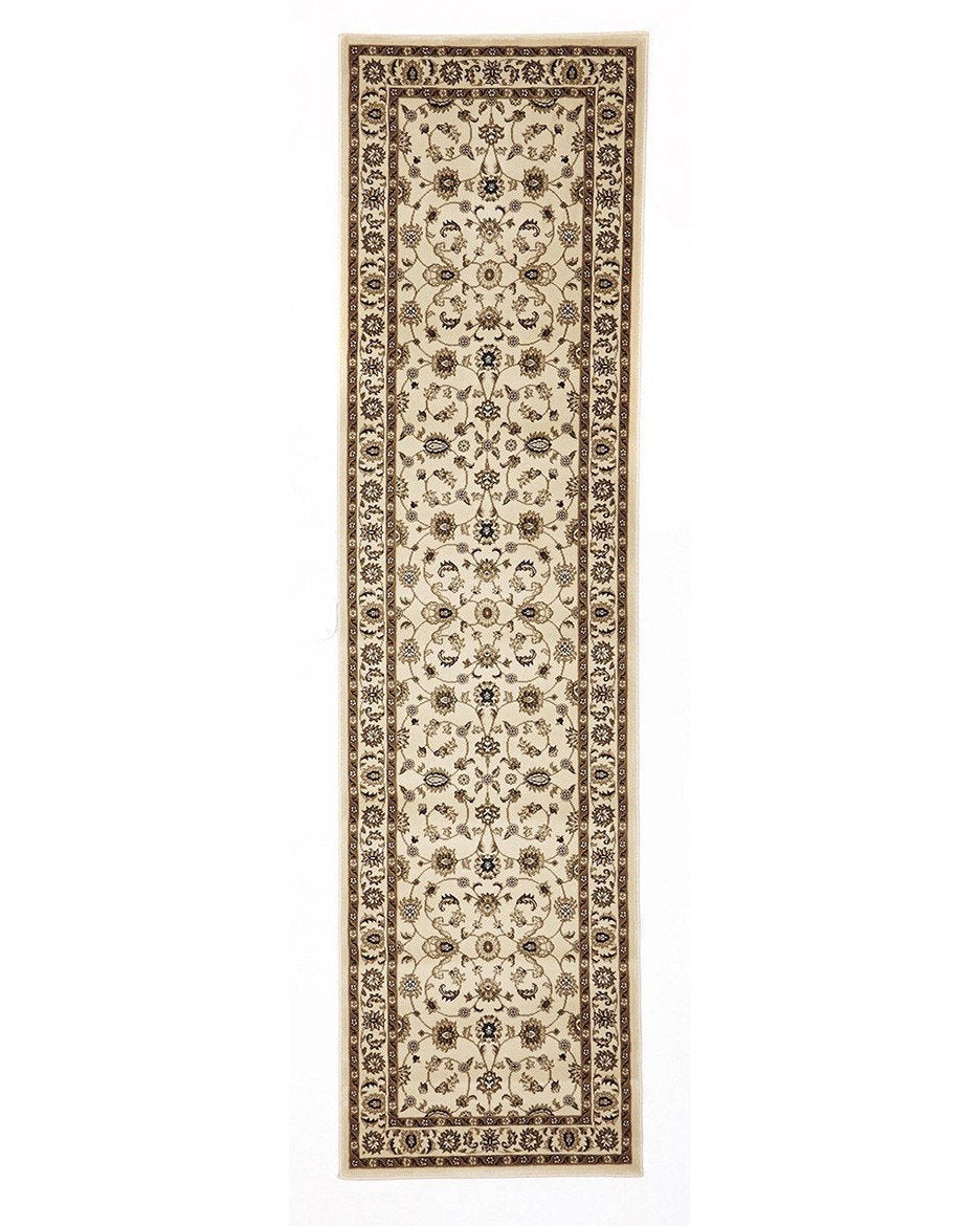 Sydney Collection Classic Rug Ivory With Ivory Border