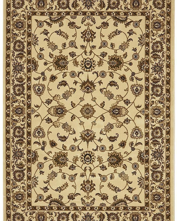 Sydney Collection Classic Rug Ivory With Ivory Border