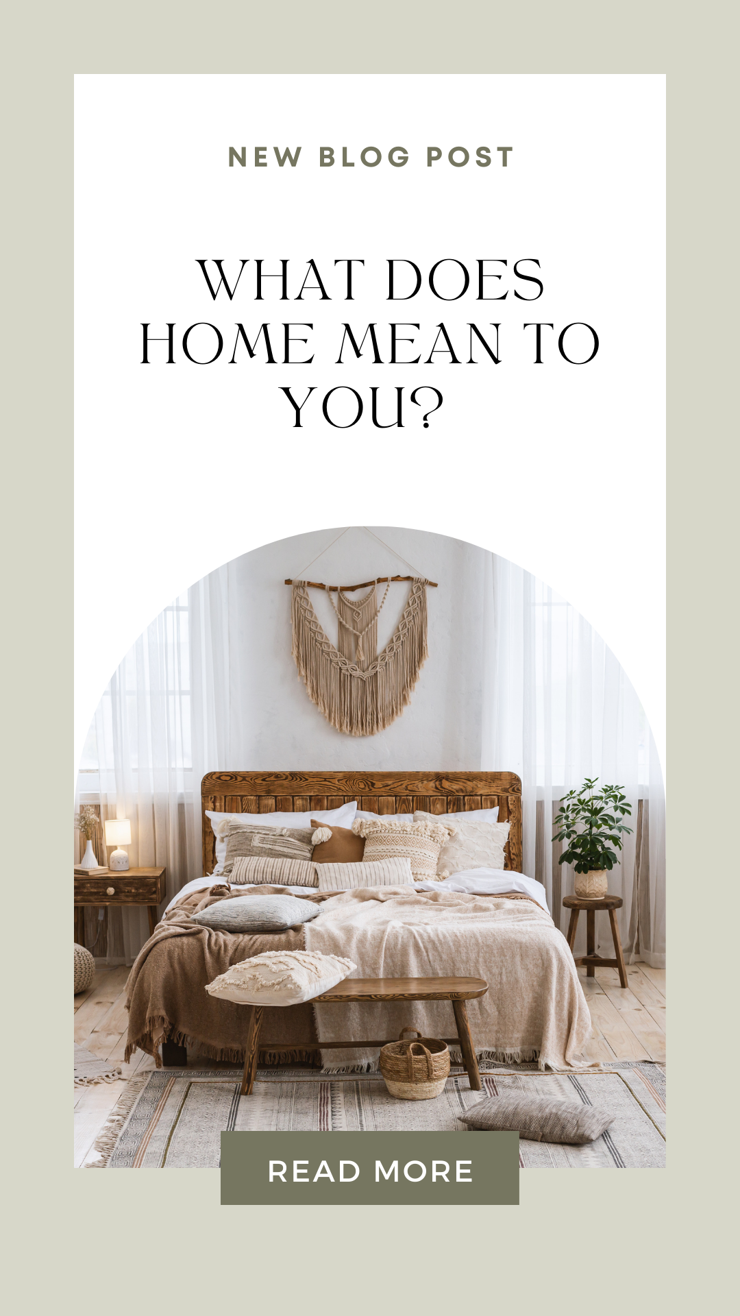 What Does home mean to you?